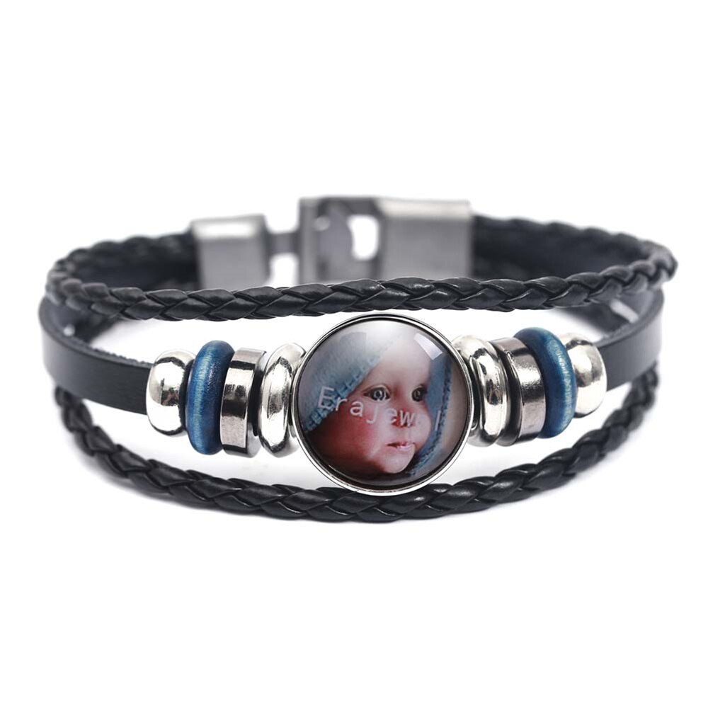 Turkije Blauwe Ogen Lederen Armbanden Hennep Gevlochten Legering Hand Voor Mannen en Vrouwen Armbanden Geluk Sieraden: B0470