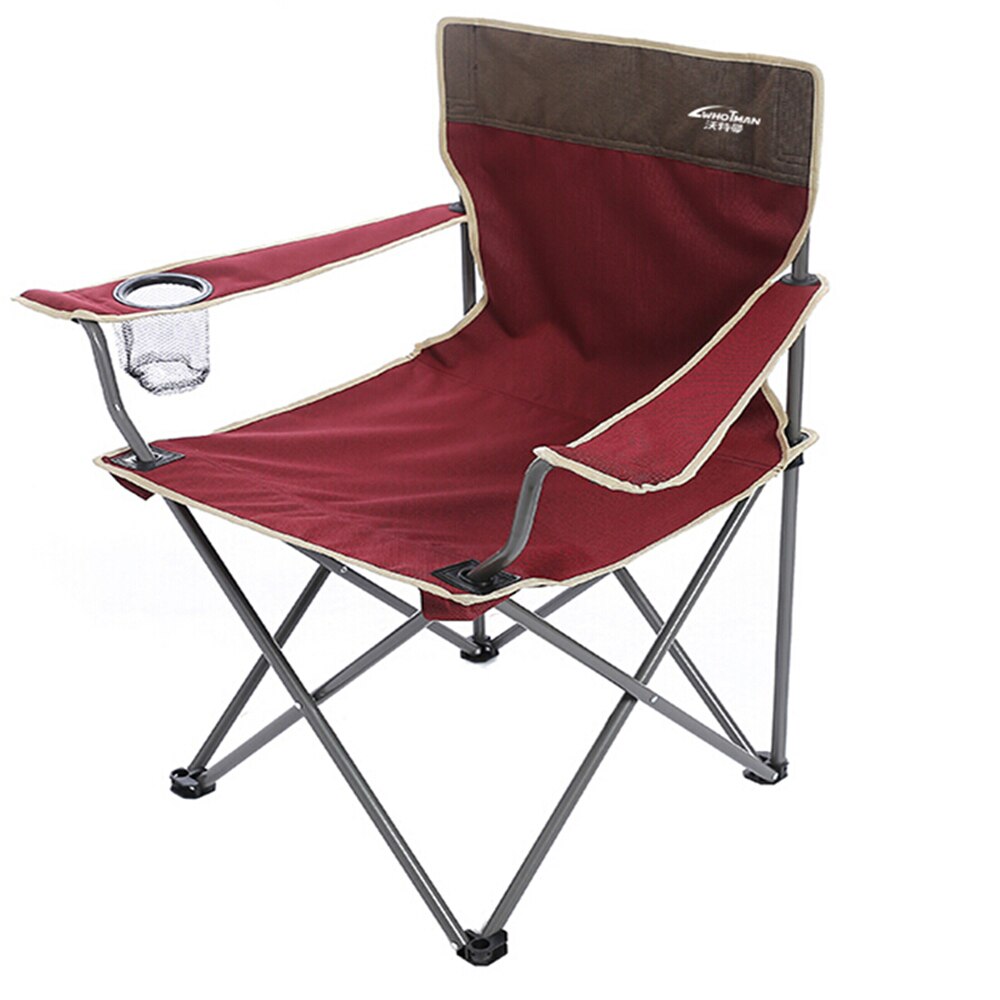 Camping klapstol strandfiskeri transportabel arm udendørs fritid med ryglæn til rejsevandring picnic havemøbler