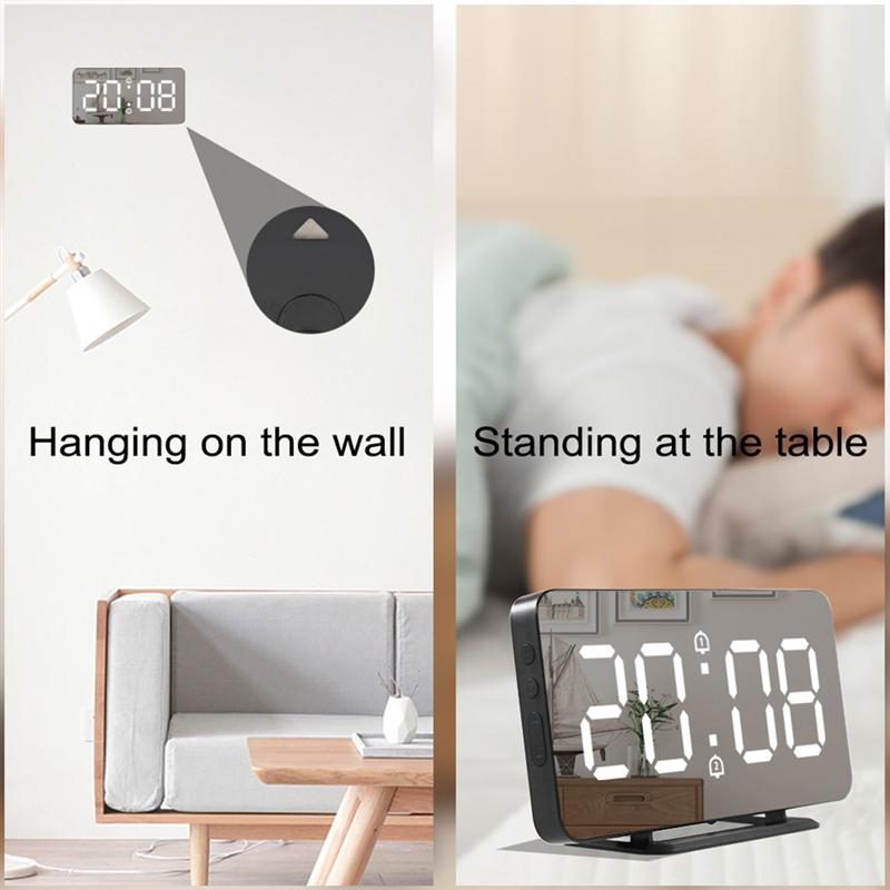 1Pc Alarm Clock Desktop Alarm Clock Desktop Clock Digital Clock for Home