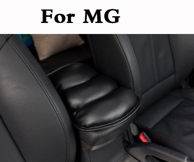 Bilstyling bil auto armstöd mittkonsol täcka sittbox pad mjuka pu mattor för  mg 3 350 5 550 6 gs tf xpower sv zr zs zt