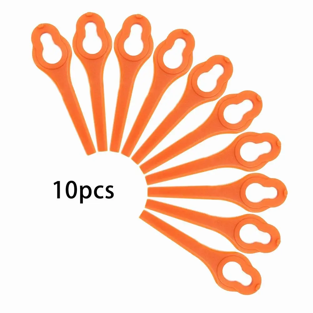 10 Stuks Plastic Messen Vervanging Voor Aldi Ferrex FAR 20-1 20 V/40 V Draadloze Grastrimmer grasmaaier Messen Tuin Gereedschap Onderdelen
