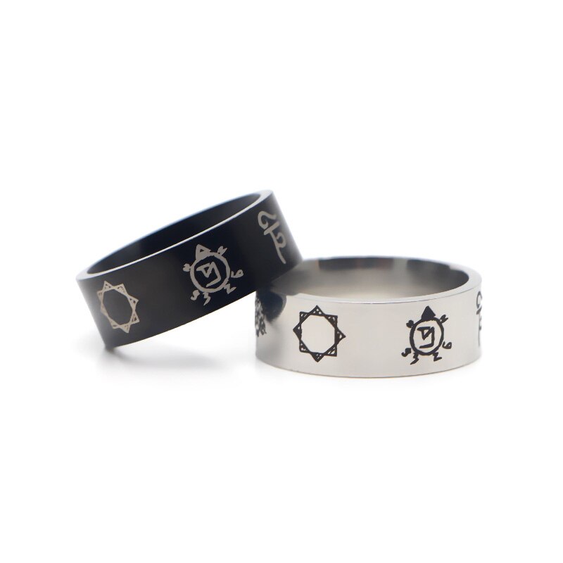 V297 runen amulet herenring supernatural tv-serie roestvrijstalen ring voor heren