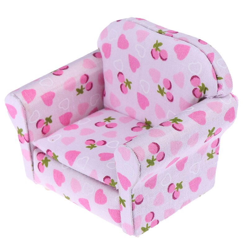 1Pc 1/12 Dollhouse Miniature Divano Mobili Casa di Bambola Soggiorno Accessorie Per I Bambini Scherza il Regalo di Simulazione Dollhouse Divano: A