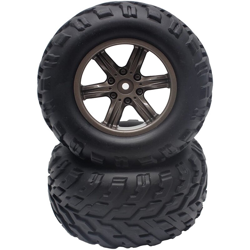 2 Stck RC Auto Reifen ZJ01 Zubehör Ersatzteile 15-ZJ01 für GPTOYS S911 RC Auto Rad