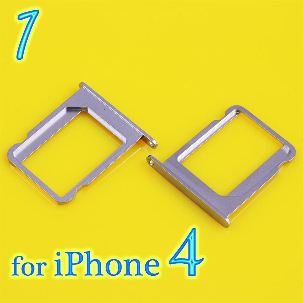 Micro SIM Card Tray Holder Slot Replacement Silver Gold for Apple for iphone 4 4G 4S 5 5G 5s 6 6plus 6s 6splus 7 7plus: No1