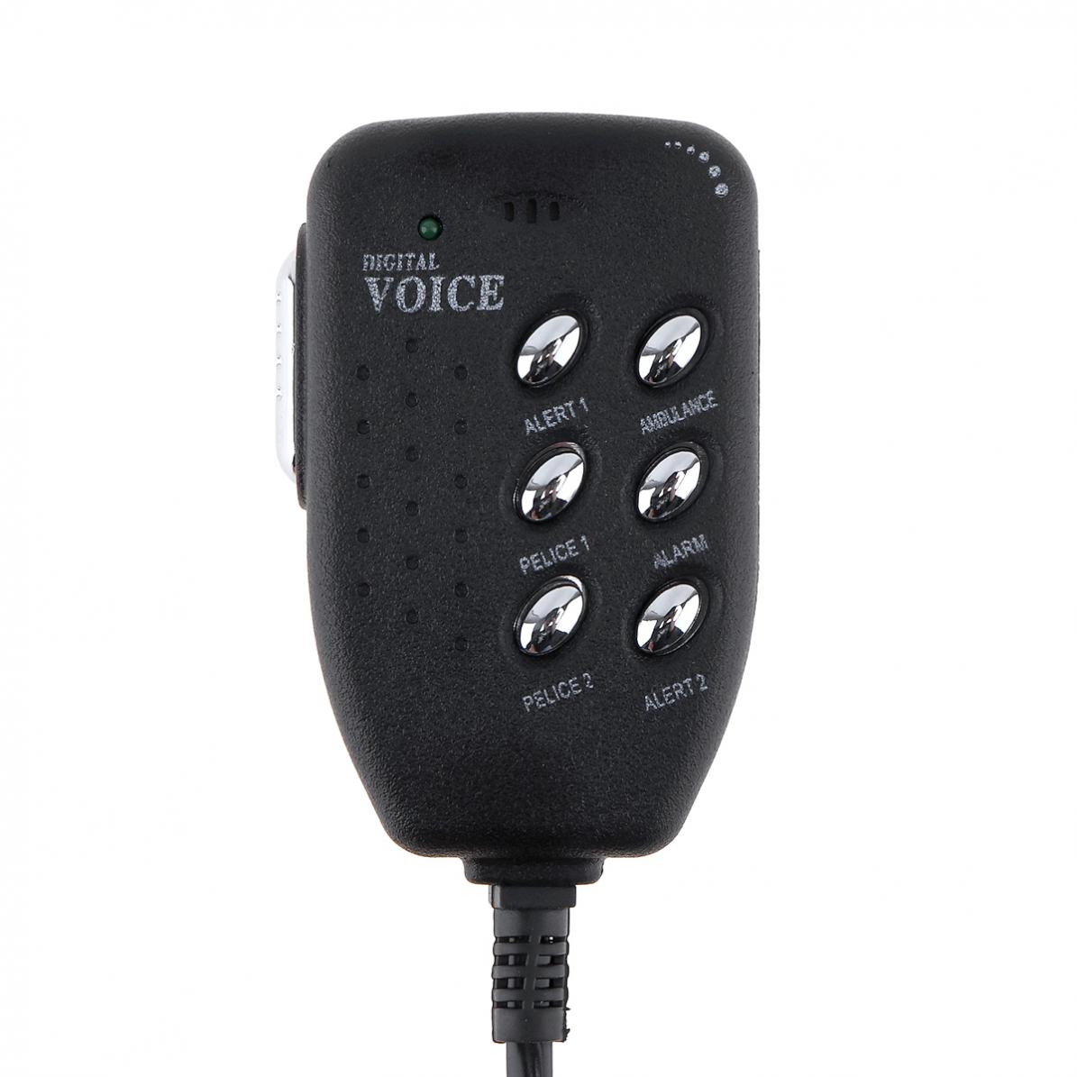 100W 6 Sound Tone Loud Horn Motorcycle Auto Car Truck Vehicle Speaker Warning Alarm Siren Police Fire Ambulance Horn Loudspeaker