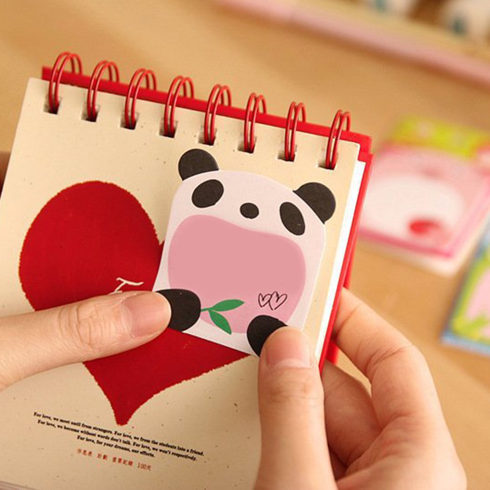 Cartoon Animal Practical Sticky Post Cute Small Fresh Note Sticker Notepad Small For Children