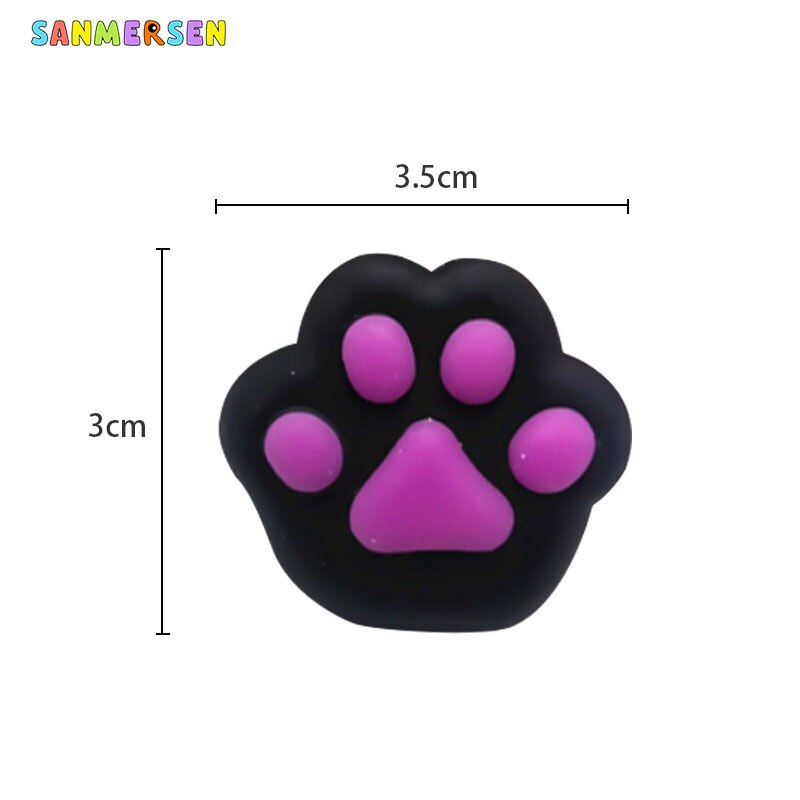 Sød mini squeeze squishy legetøj blød sød kat pote antistress dekompression klæbrig eliminer sjovt anti-stress squeeze vent legetøj