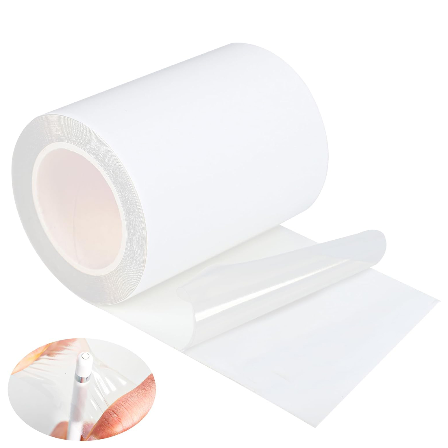 Taśma naprawcza robić namiotu TPU Taśma naprawcza robić tkanin Nadmuchiwana łatka Zestaw naprawczy Wodoodporny zestaw łatek robić materaca powietrznego TPU ciężki obowiązek: 100mm