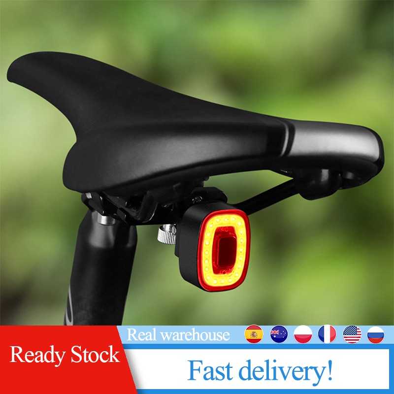 Fiets Achterlicht Ultra Bright Led Bike Light Oplaadbare Auto On/Off IP65 Waterdichte Brake Sensing Licht