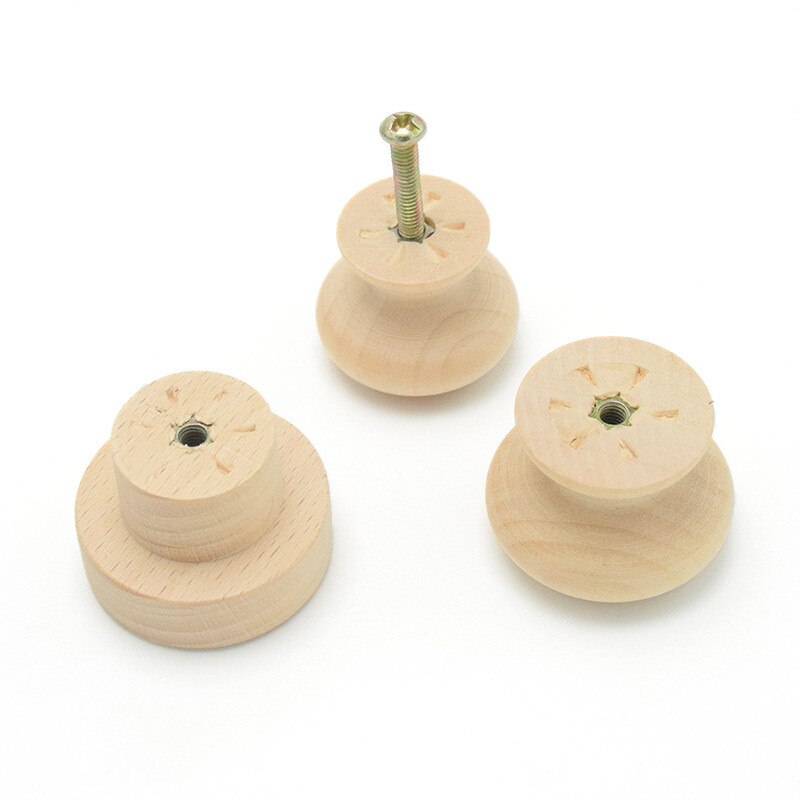 Gancho de madera Natural para colgar ropa, colgador de ropa montado en la pared, Soporte redondo decorativo para llaves, manija de puerta, accesorios de baño, ganchos decorativos