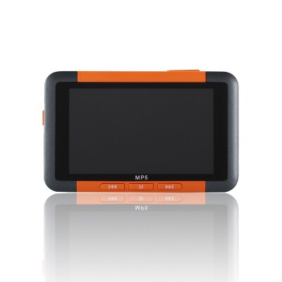 4GB 8GB Slim MP3 MP4 MP5 Music Player With 3" LCD Screen FM Radio Video Movie: Orange / 4GB