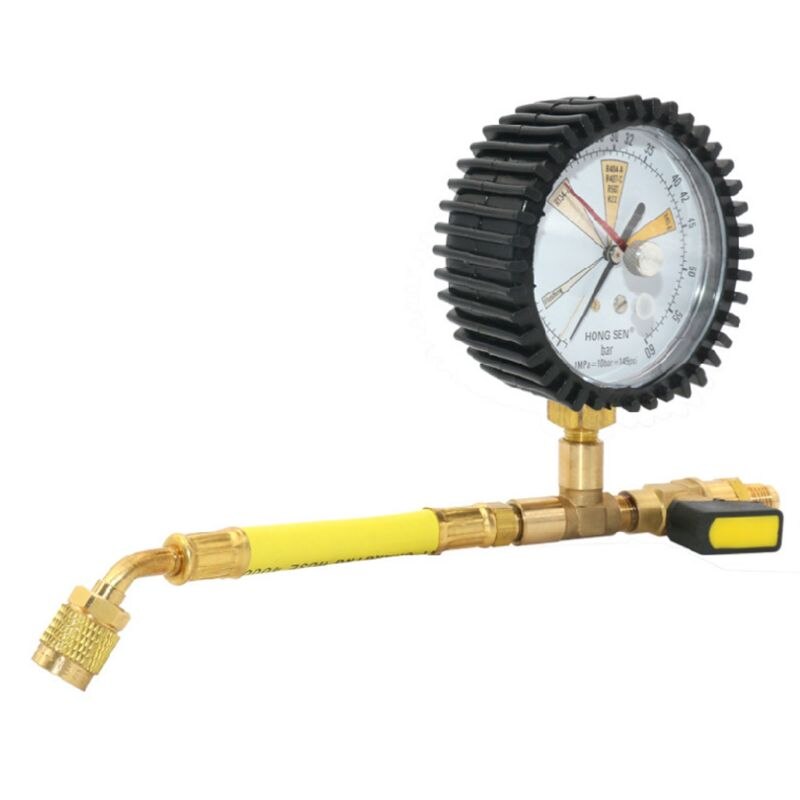 Nitrogen Pressure Test Gauge Regulator for R134a R22 R407C R410A for Car Central Conditioner Air Conditioning Refrigerant