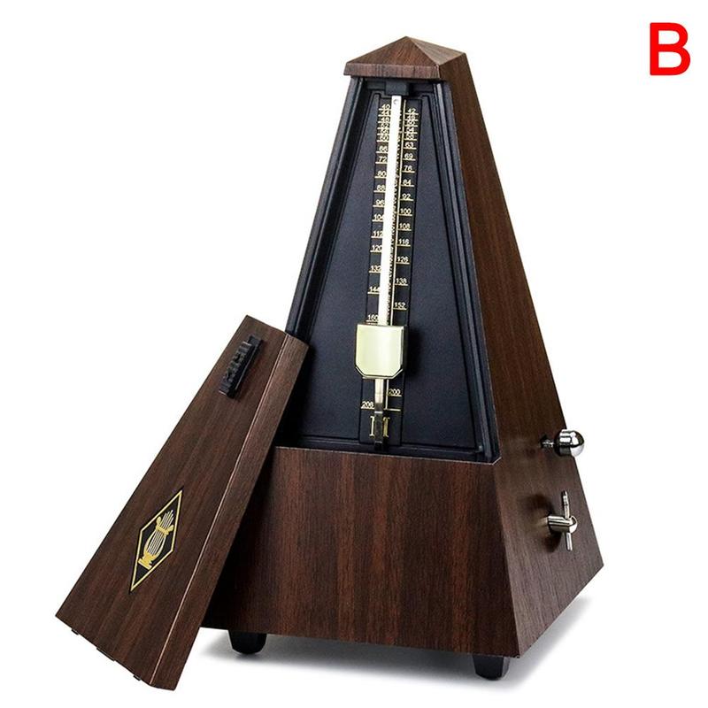 Vintage Style Mechanical Metronome Guitar Piano Violin Zither Musical Instrument Music Timer Precision Spring Mechanism: Default Title