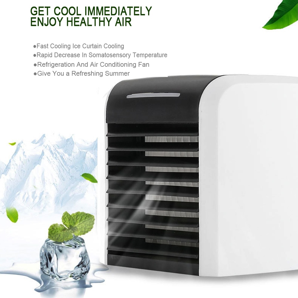 Mini klimaanlæg til hjemmet bærbar luftkøler personligt rum køleventilator kontor hjemmeventilator hurtig og praktisk metode usb skrivebord