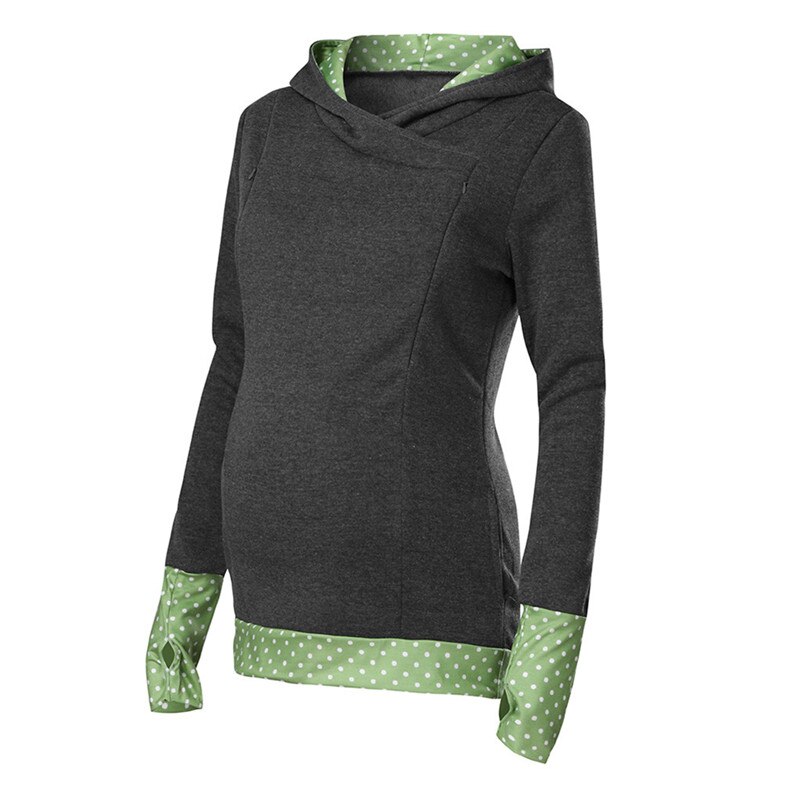 Mutterschaft Plus Samt Hoodies Herbst Mit Kapuze Mantel Schwangere Frauen Pflege Jacke Schwangerschaft Oberbekleidung Stillen Kleidung