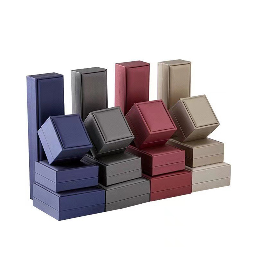 6 Styles Available PU Jewelry Box Suit for Necklace Ring Pendant Bracelet Makeup Table Jewelry Storage Box