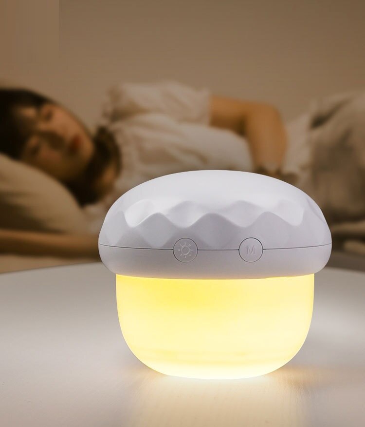 For xiaomi Mushroom projection lamp Children's Bedroom LED Night Light USB charging Color changing starry night light