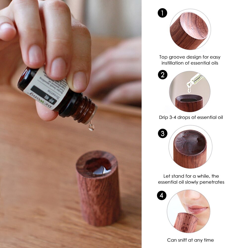 Essential Oil diffused Wood -Aromatherapy Diffuser for Essential Oils- Car diffused Wood - Refreshing - Sleep aid