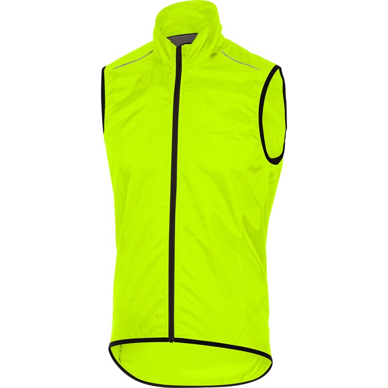 Superlett vindtett sykkelvest herre og dame sykling vindfang Vest mtb vindvest med ryggnetting: S