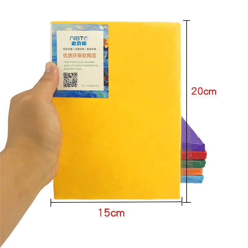 2019 nya 500g mjuk lera manuell giftfri e-skydd färg lera skulptur plasticine polymer barn student