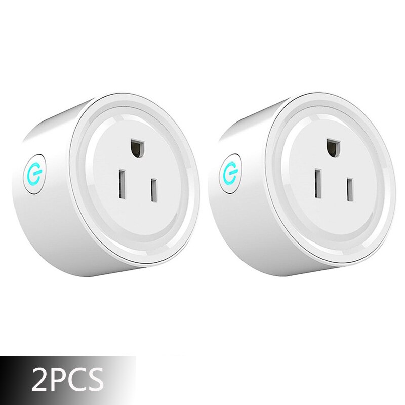 20A Tuya Smart Wifi US Plug Socket Outlet Power Monitor Timer Function Wireless Remote Control Works with Alexa Google Assistant: Bundle2