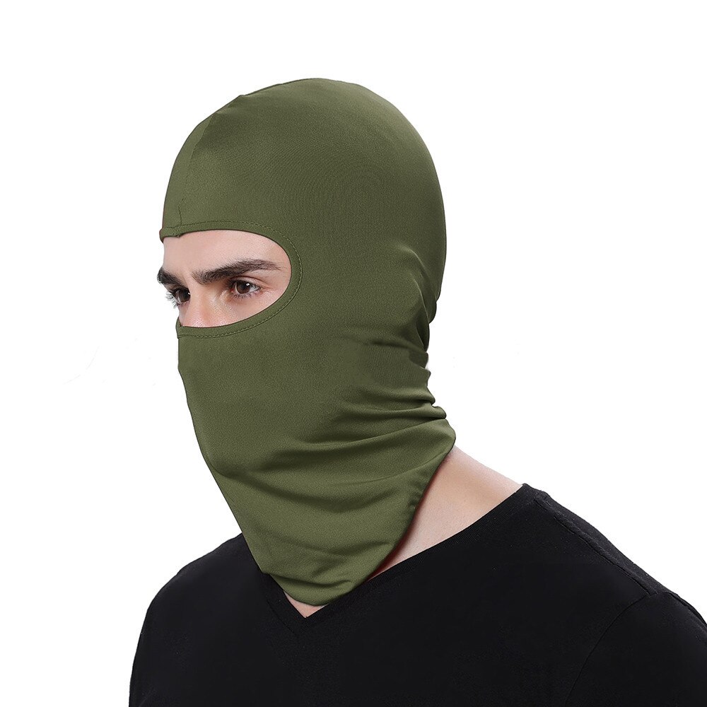 Maska kolarska na twarz Ultra cienka oddychająca wiatroszczelna ochrona szyi na zewnątrz jednokolorowa kominiarka czapka kominiarka #5: H