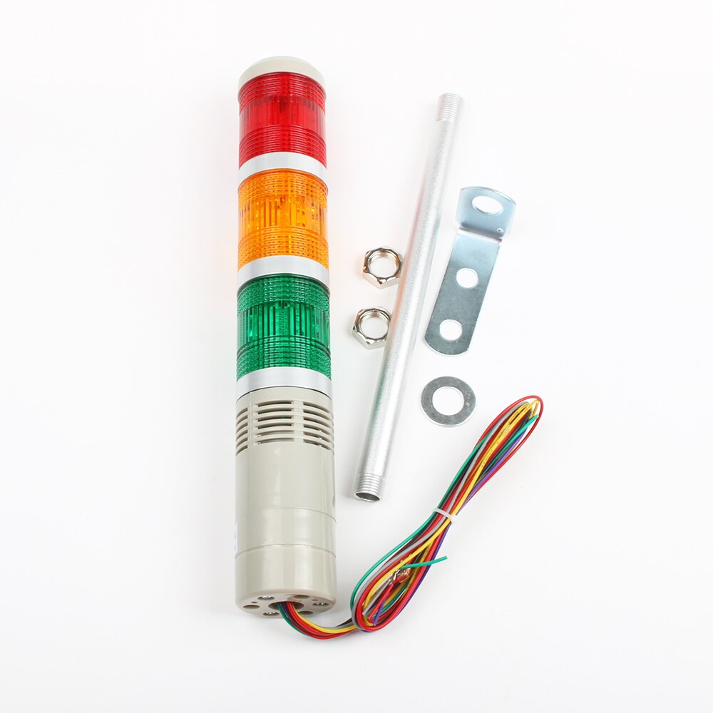 12V 24V 220V 110V Red Green Yellow Industrial Tower Signal warning Light LTA-502 indicator light steady light LED