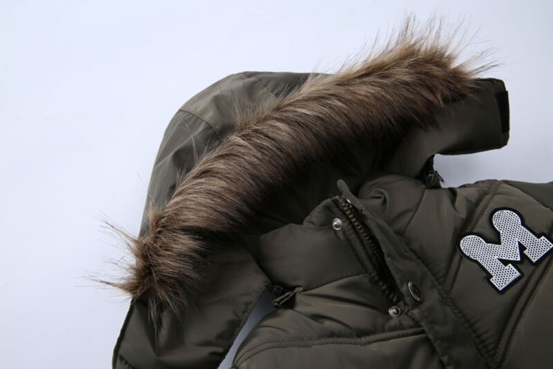 Vinter baby varm dunkappa bebis pojkar flickor kappa jacka långärmad huva barn solida barn ytterkläder snödräkt