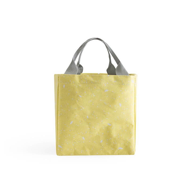 Lunchbox tas geïsoleerde lunch aluminiumfolie verdikte lunchbox tas met rijstzak vrouwelijke draagtas geïsoleerde tas lunch tote bag: Zwart