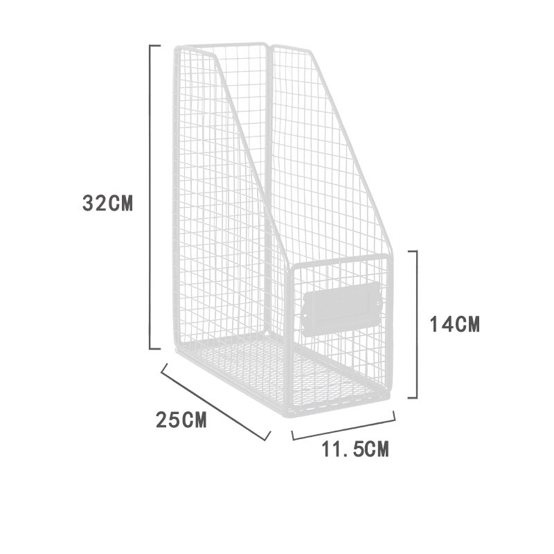 Metall hjemmekontor oppbevaringsholder svart rosa hvit skrivebord kontor bord tilbehør mappe for dokumenter organisere filer på skrivebordet: Svart