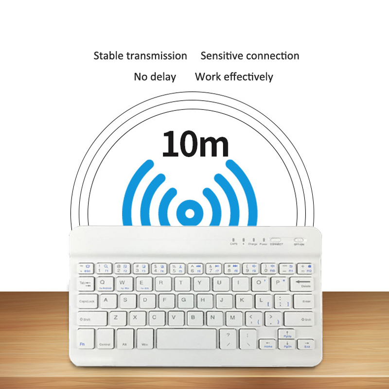 Mini bluetooth trådløst tastatur ultratyndt telefon tablet tastatur til ipadiphone samsung huawei android smartphone