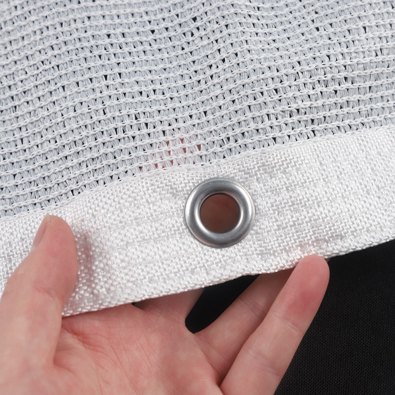 Rede de sombra de sol de hdpe branca anti uv dossel ao ar livre flor jardim suculenta planta capa verão gazebo varanda terraço sombreamento redes