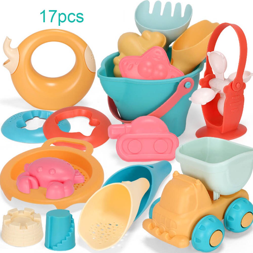 Spiaggia del bambino di Gioco Del Giocattolo Del Silicone Giocattoli Da Spiaggia Per I Bambini Sandbox Set Kit di Sabbia di Mare Secchio Rastrello Clessidra di Sabbia Stampi Strumento acqua Gioco: A5