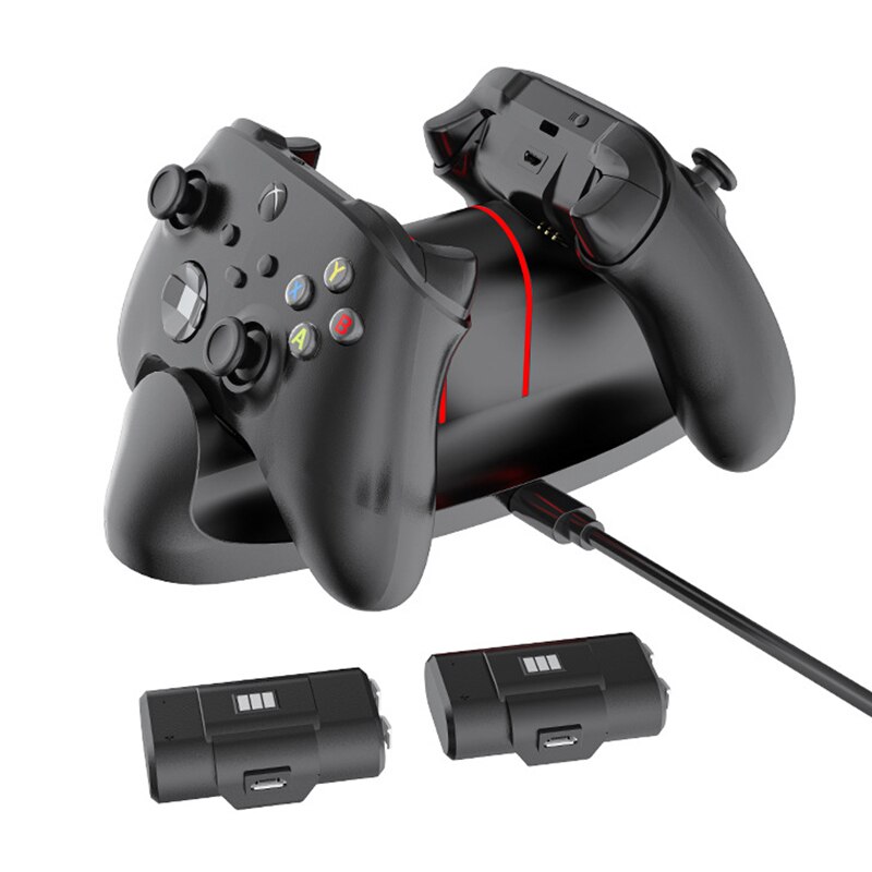 Für-Xbox Serie S/X Dual USB Griff Schnelle Ladung Dock Bahnhof Stehen Ladegerät Für-Xbox Ein spiel Regler Joypad Joystick