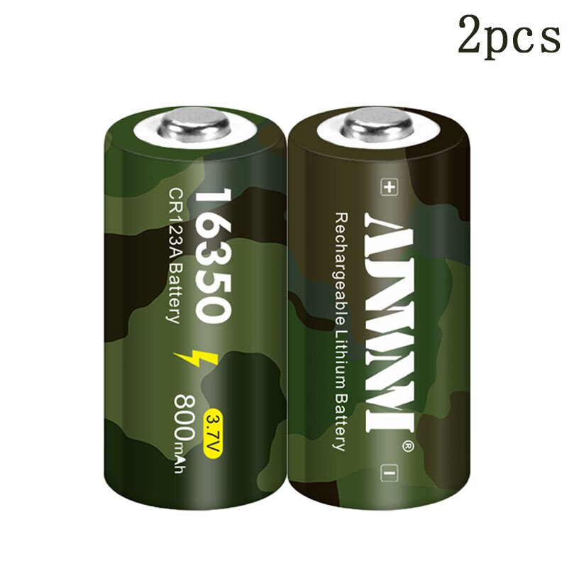AJNWMN100 % Originele 800Mah 3.7V Li-Ion Oplaadbare 16340 Batterijen CR123A Batterij Voor Led Zaklamp 16340 16350 CR123A Batterij