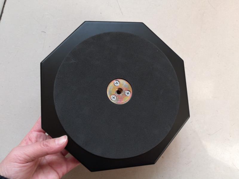 Arborea 8inch Drum Practice Pad Silicone material better than rubber Black and Grey colors