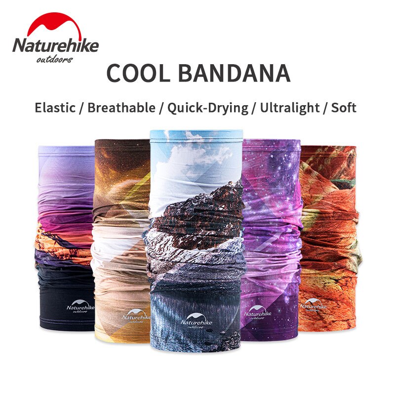 Naturehike Zomer Cool Bandana Ice Cool Magic Hoofddoek Ademend Sneldrogend Riding Masker Outdoor Running Fitness Hoofdband