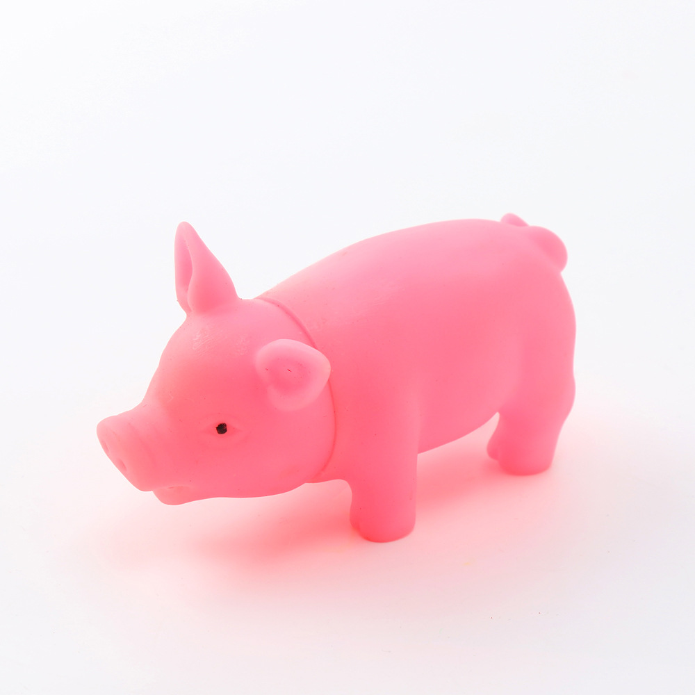 Cute Dog Toys Screaming Rubber Pig Pet Toys Squeak Squeaker Dog Chew Pet Home Decorations Puppy Toy