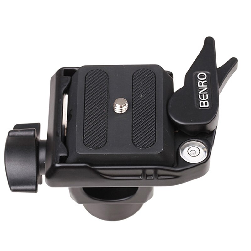 BENRO Monopod Head DJ80 DJ-80 Tilt Patented Dual-Lock Quick Release System Aluminum Head For Monopod