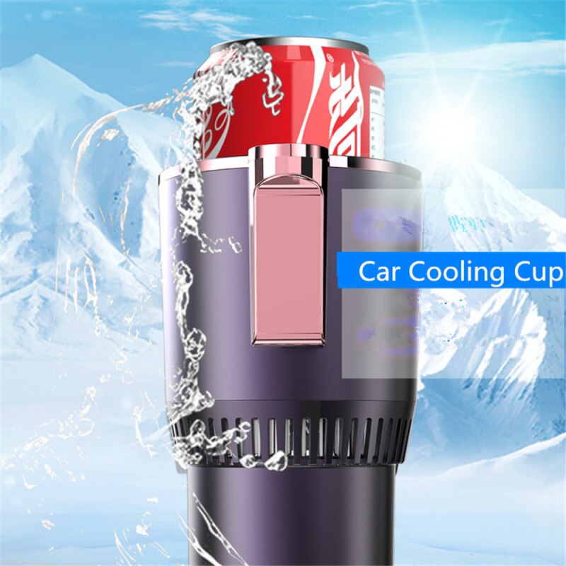 Dc 12V Auto Verwarming Koeling Cup 2-In-1 Auto Kantoor Cup Warmer Cooler Smart Auto Cup mok Houder Tumbler Koeling Drank Blikjes