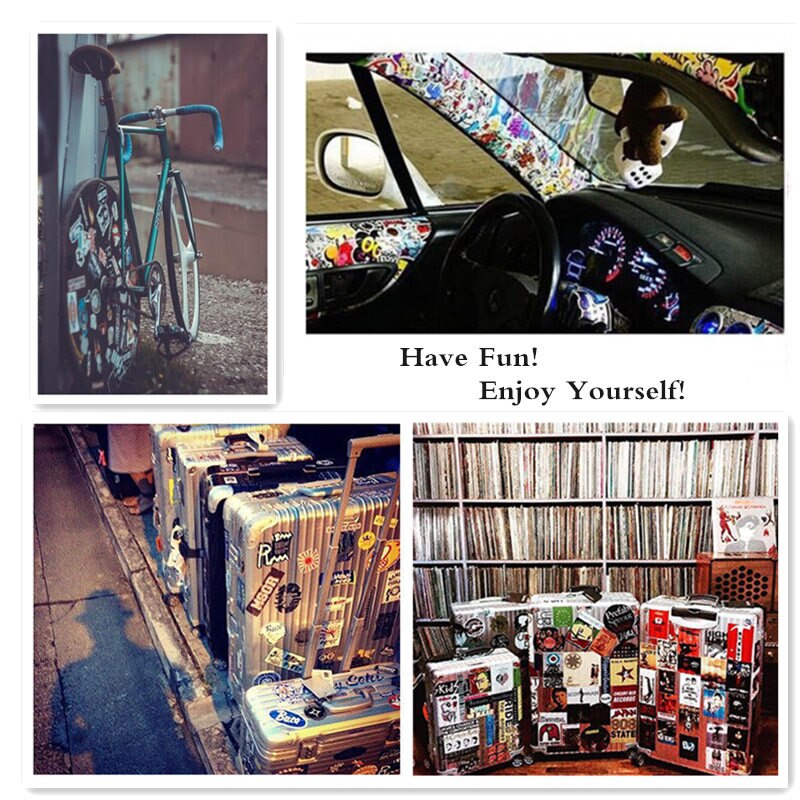 50Pcs Cute &amp; Trendy INS Style Vsco Girl Laptop Stickers For MacBook Skin Car Skateboard Luggage Fridge Car Computer Sticker