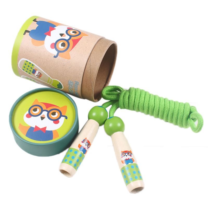 Children's Skipping Rope with Cartoon Wooden Handles, Adjustable Skipping Rope: 2