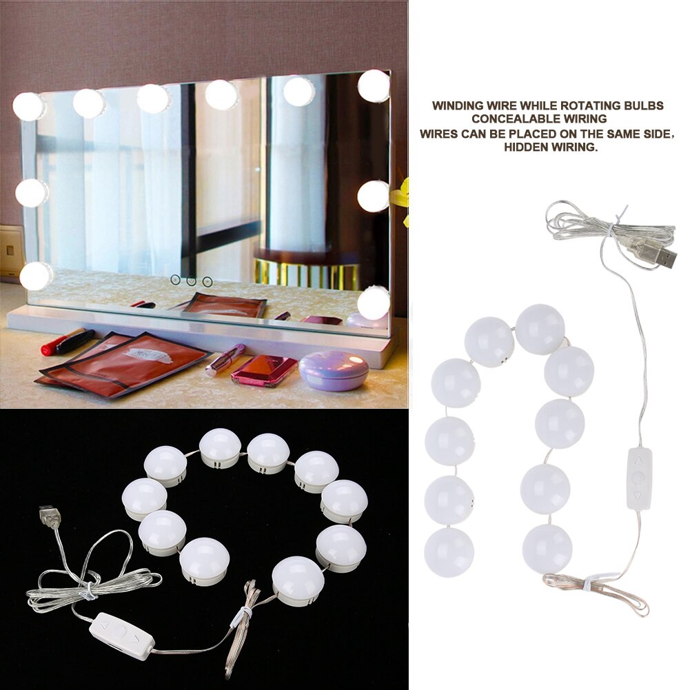 Mobiele telefoon lichtclip selfie led make-up spiegel verlichting lamp dimbaar fel licht tonen kleedspiegel decoratief licht