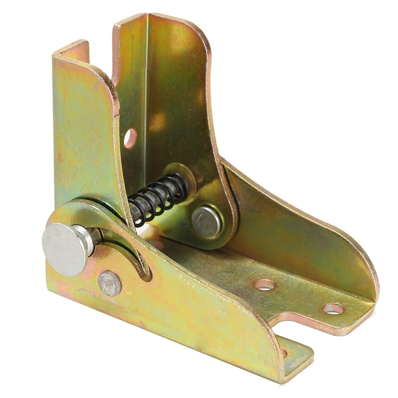 2Pcs Self Lock Folding Feet Hinges Metal for Table Leg Bracket for Sofa Bed Furnitures