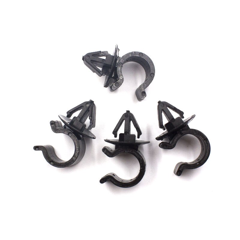 Black 12mm Hood Support Prop Rod Clips Snap Car Parts For Hood Cover bumper fender Automobile Car Accessories Clamp