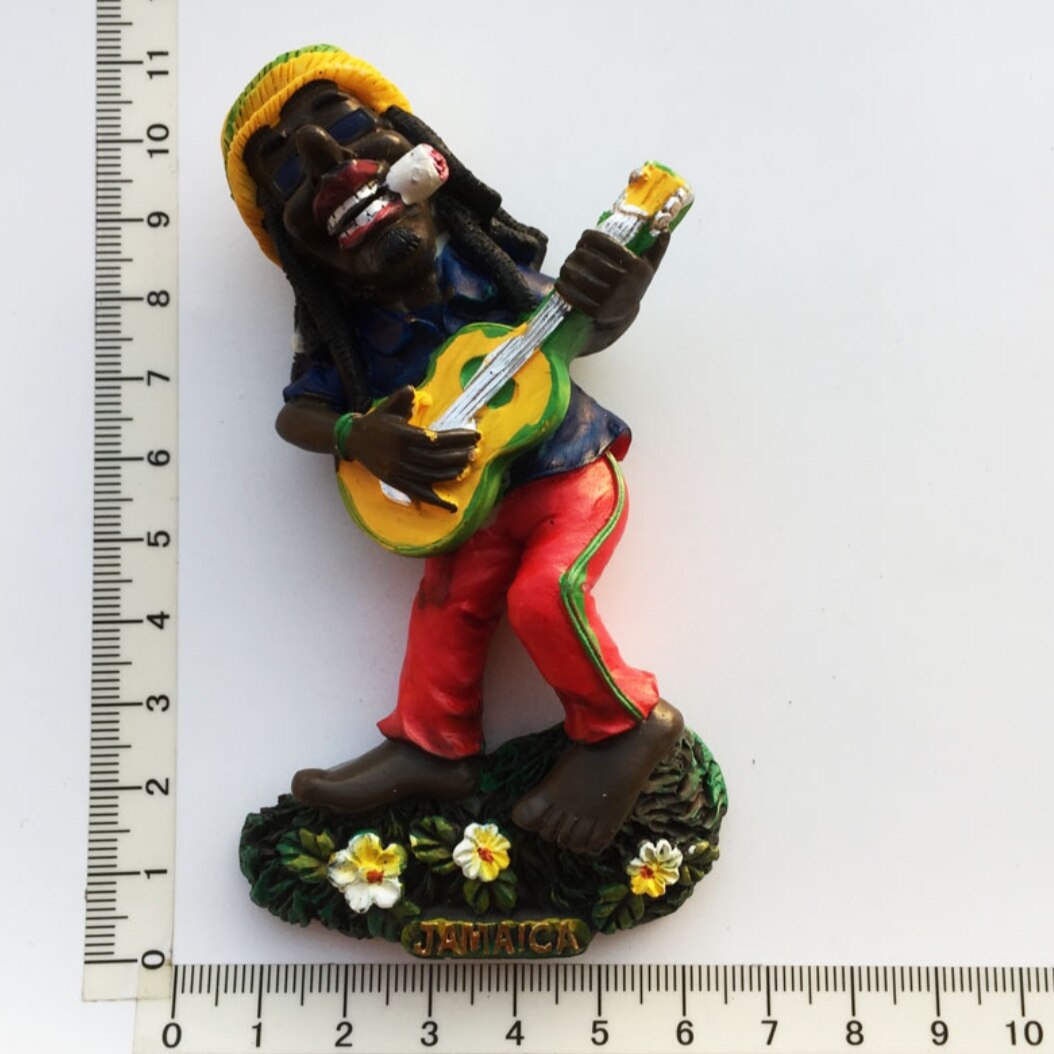 North America Jamaica 3D Fridge Magnets Tourist Souvenir Decoration Articles Handicraft Magnetic Refrigerator Collection: AJM21110008