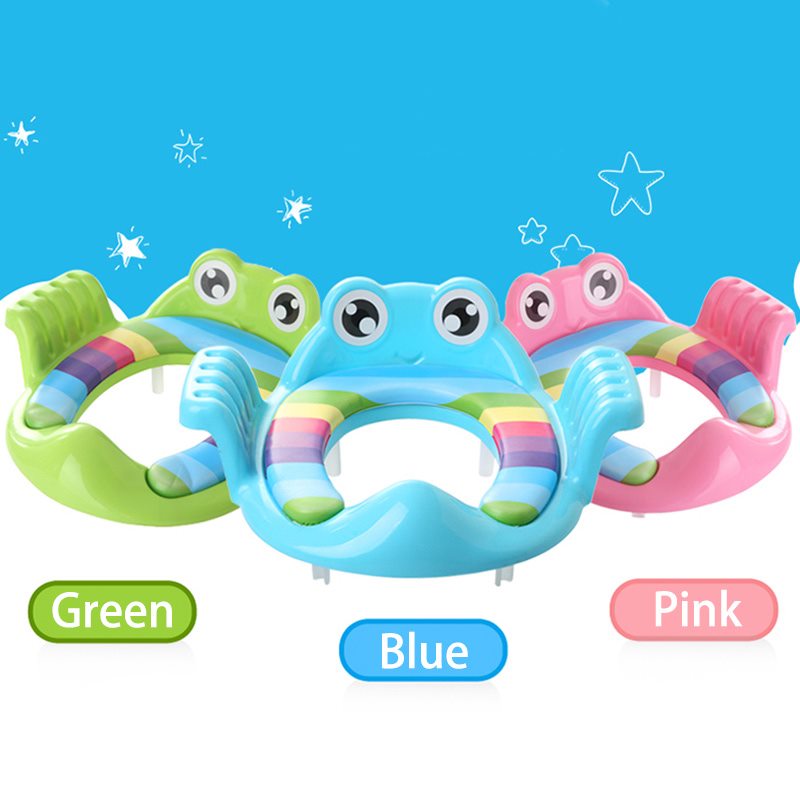 2 farger baby potte trening sete barnas potte baby toalett sete med justerbar stige spedbarn toalett trening sammenleggbar sete