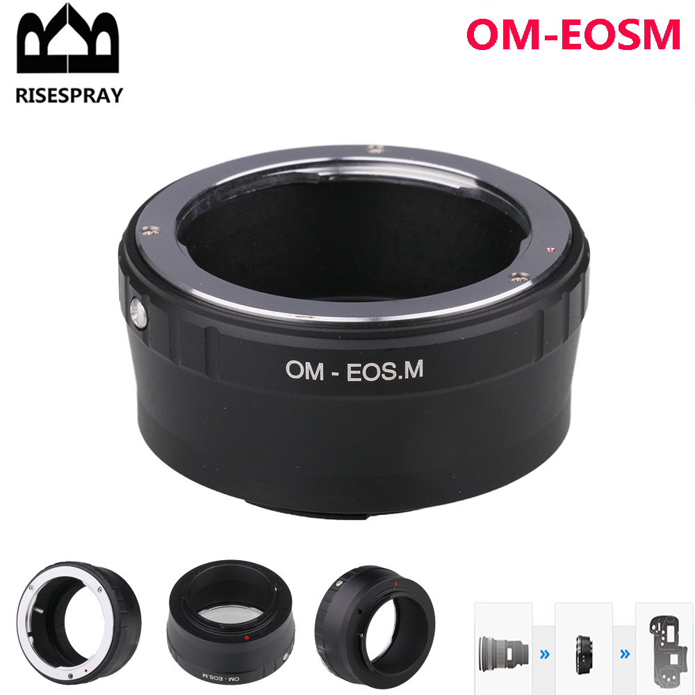 OM-EOSM Adapter For Olympus OM Lens to for canon EOS M EF-M Mount M10 M3 M5 M2 M100 M6 M50 M200 M6 MarkII Mirrorless Camera