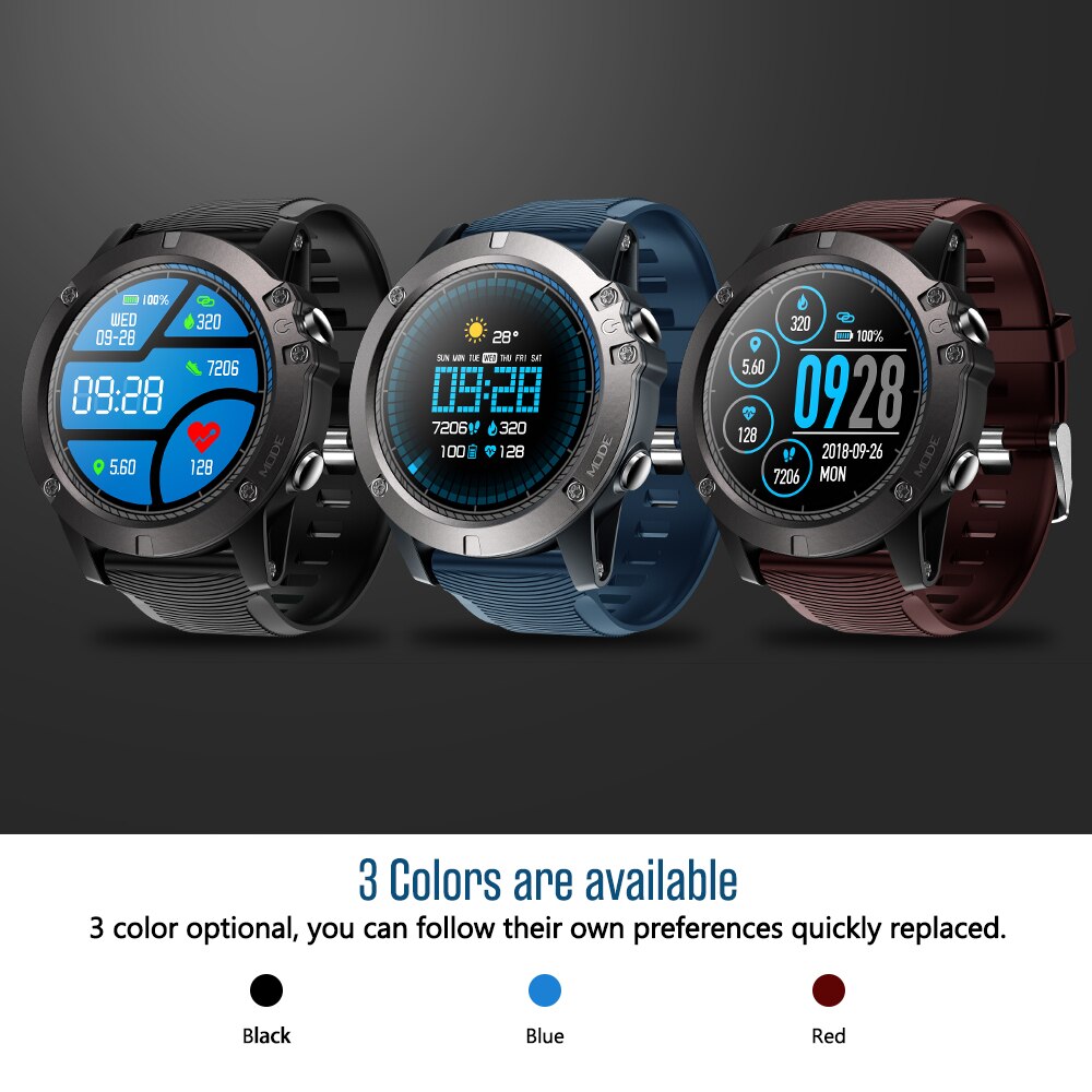 TOUCH SCREEN Smart Herren Digital Uhr Bluetooth Wasserdichte Stoppuhr Armbanduhr Sport Smartwatch Fitness Track Wetter Monitor